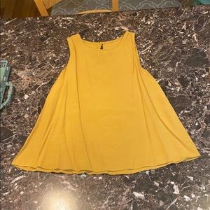 Mustard yellow tank top